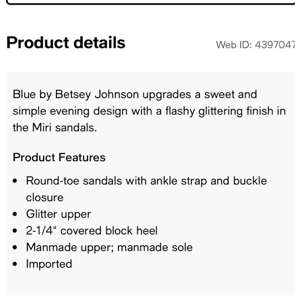 GUC Betsey Johnson Silver Glitter Heels - Picture 7 of 7